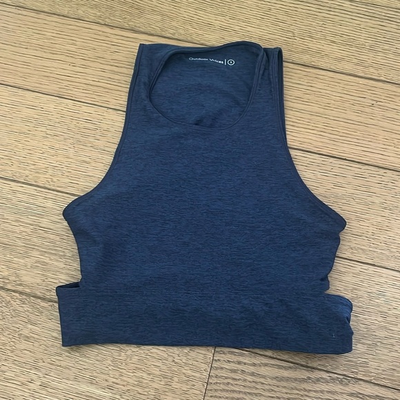 Outdoor Voices Slashback Crop Top Size Small - Picture 4 of 7